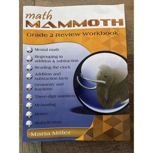 Math Mammoth Grade 2 Review Workbook by Maria Miller (English) Paperback Book